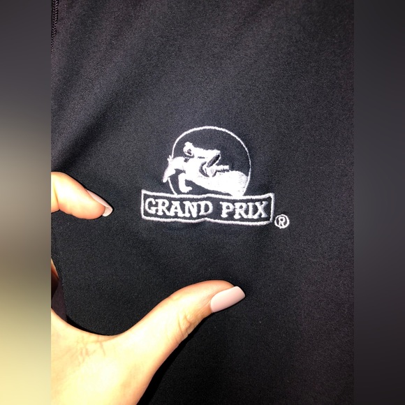Grand Prix Riding Apparel Black Fitted Zip Up Lightweight Jacket Size Small - Picture 3 of 9